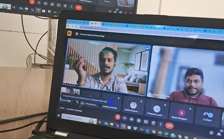 AI engineers in discussion